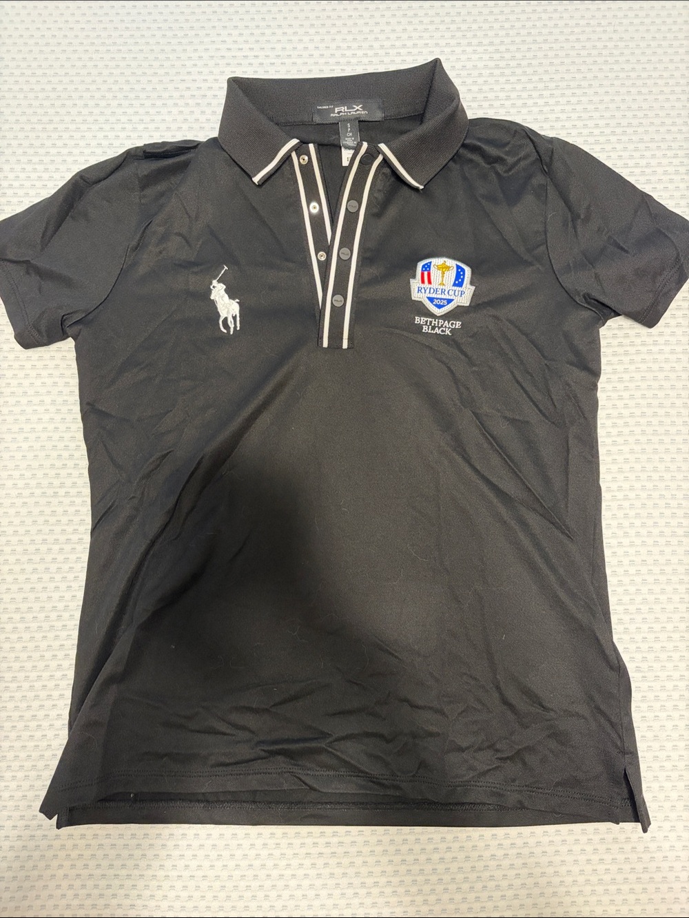 Polo by Ralph Lauren Black Polo with Ryder Cup Patch